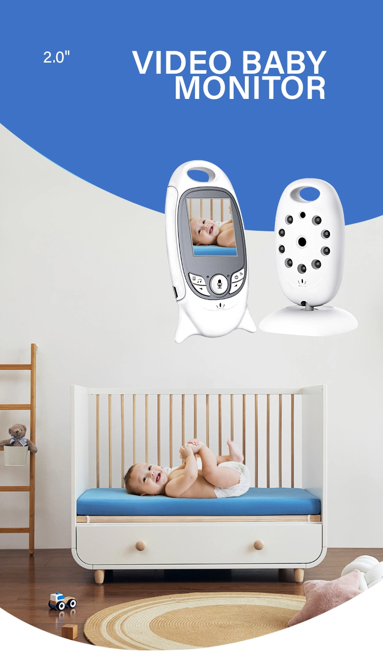 Two Way Audio Wireless WiFi Remote Baby Monitor Camera for Tuya APP Smart Home Security System Baby Monitor with Camera