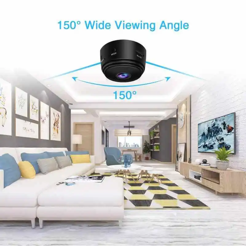 A9 Mini Home Security Remote Monitoring WiFi Camera