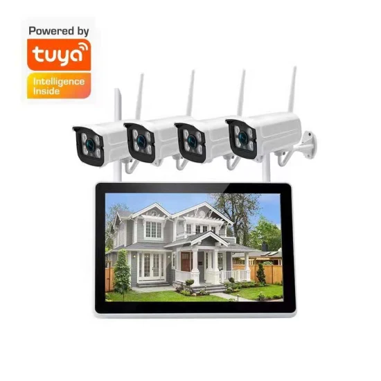 Kit NVR impermeabile Tuya Wireless 8CH 2MP Sistema di telecamere di sicurezza domestica WiFi